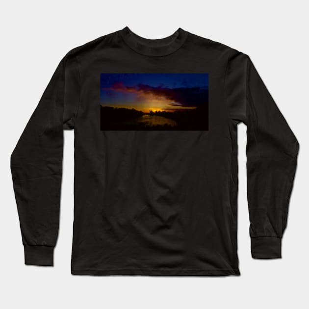 CASTLE IN THE SKY Long Sleeve T-Shirt by dumbodancer